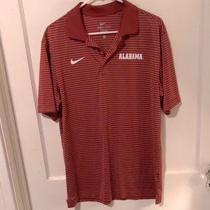 Alabama Crimson Tide Nike Drifit Men’s Golf Polo